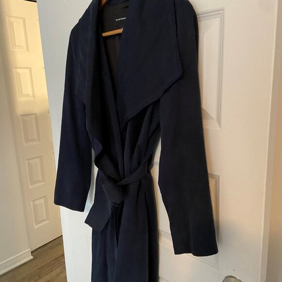 Club Monaco Gideon Trench - Size XS - Navy - Picture 1 of 7
